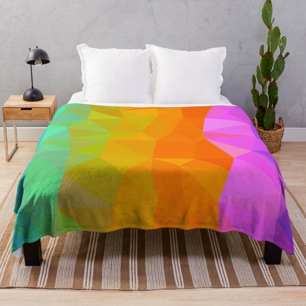 Item preview, Rainbow Colorful Polygon Pattern designed and sold by RoyalSunGate.