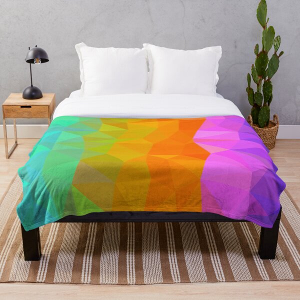 Item preview, Rainbow Colorful Polygon Pattern designed and sold by RoyalSunGate.