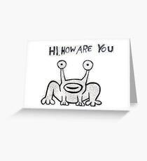 Daniel Johnston Hi How Are You Austin TX Greeting Card