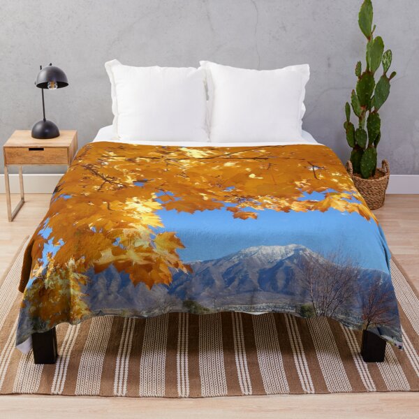 Item preview, Yellow Autumn leaves, blue sky designed and sold by Stephanie Skeem.