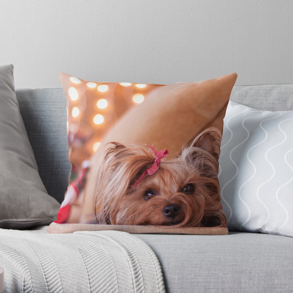 yorkie shaped pillow