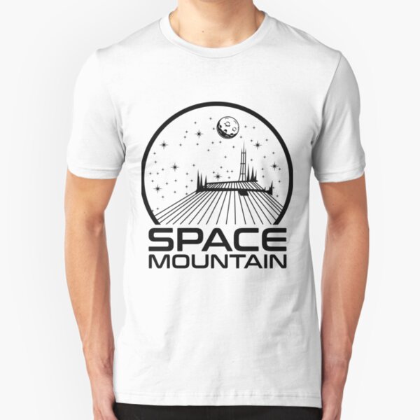 Astronomy Space Mountain UFO Space Gift Science Slim Fit T-Shirt