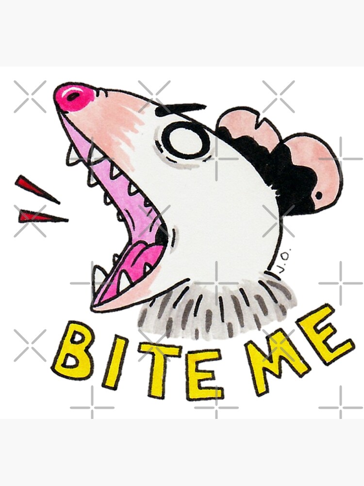 Thumbnail 3 of 3, Photographic Print, Bite Me designed and sold by possum-mood.