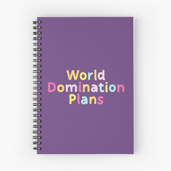 Item preview, World Domination Plans designed and sold by Anna Grunduls.