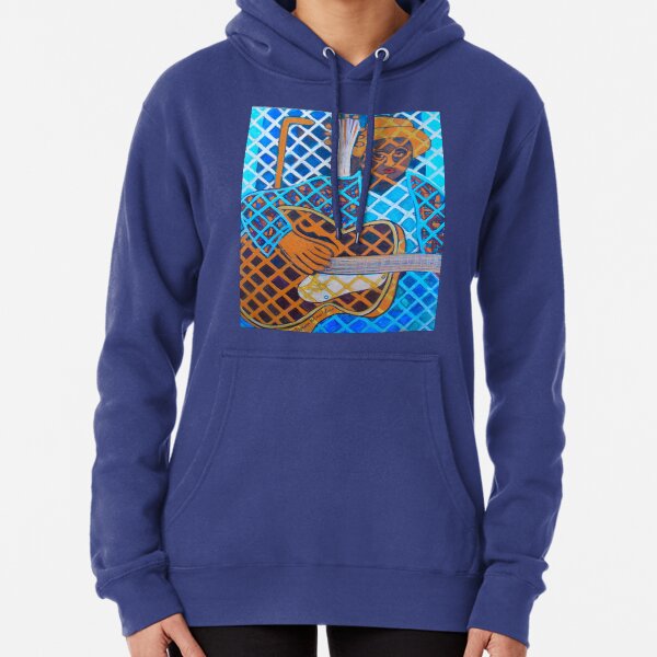 Blues Guitar: Nine Strings Pullover Hoodie