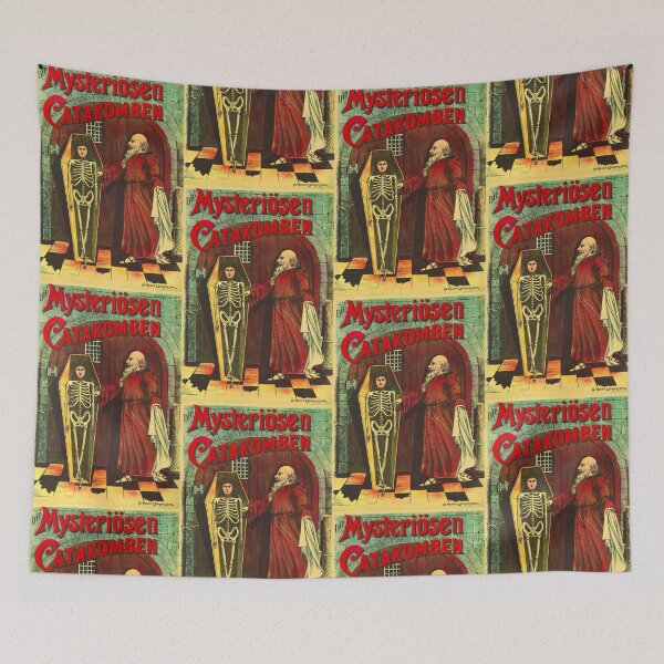 Item preview, The Mysterious Catacombs German Poster designed and sold by karwilberevivalcollection.