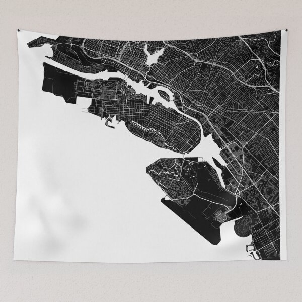 Item preview, Oakland California Map  designed and sold by Kara515.