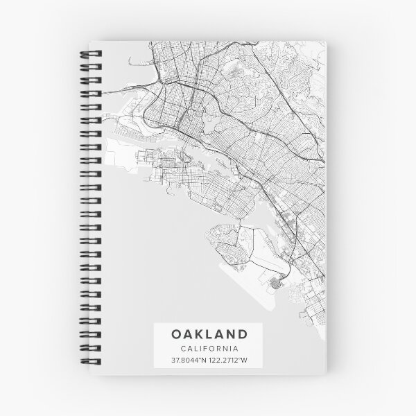 Item preview, Oakland California Map designed and sold by Kara515.