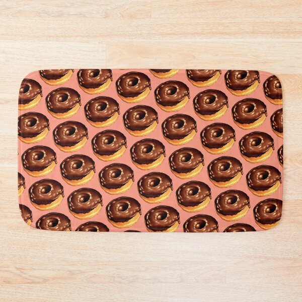 Item preview, Chocolate Donut Pattern - Pink designed and sold by Kelly  Gilleran.