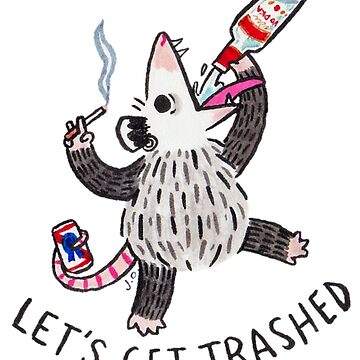 Artwork thumbnail, Let's Get Trashed by possum-mood