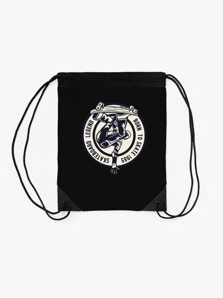 Alternate view of Skateboard Legend Drawstring Bag