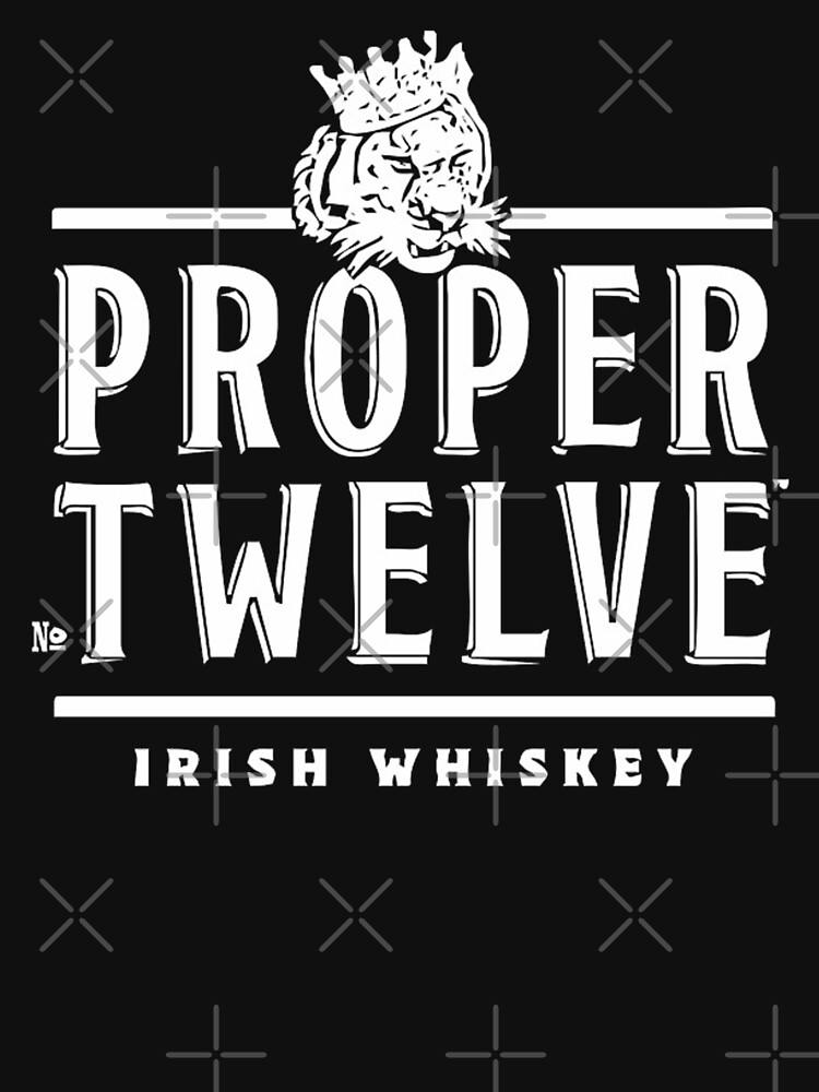 Proper 12 Irish Whiskey T Shirt Double Sided. Free Ship USA Size Large 