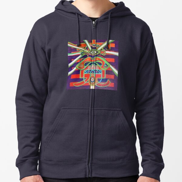 Hexagram 14: Ta Yu (Wealth) Zipped Hoodie