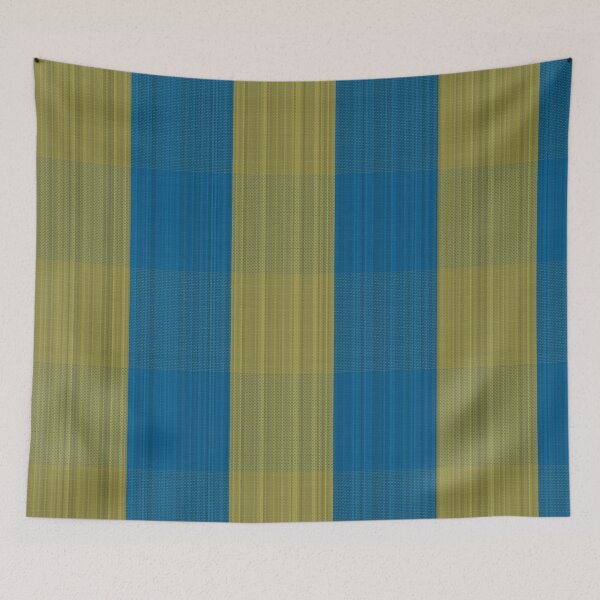 Item preview, Blue / Yellow / Green "Fabric" lines pattern designed and sold by wagnerps.