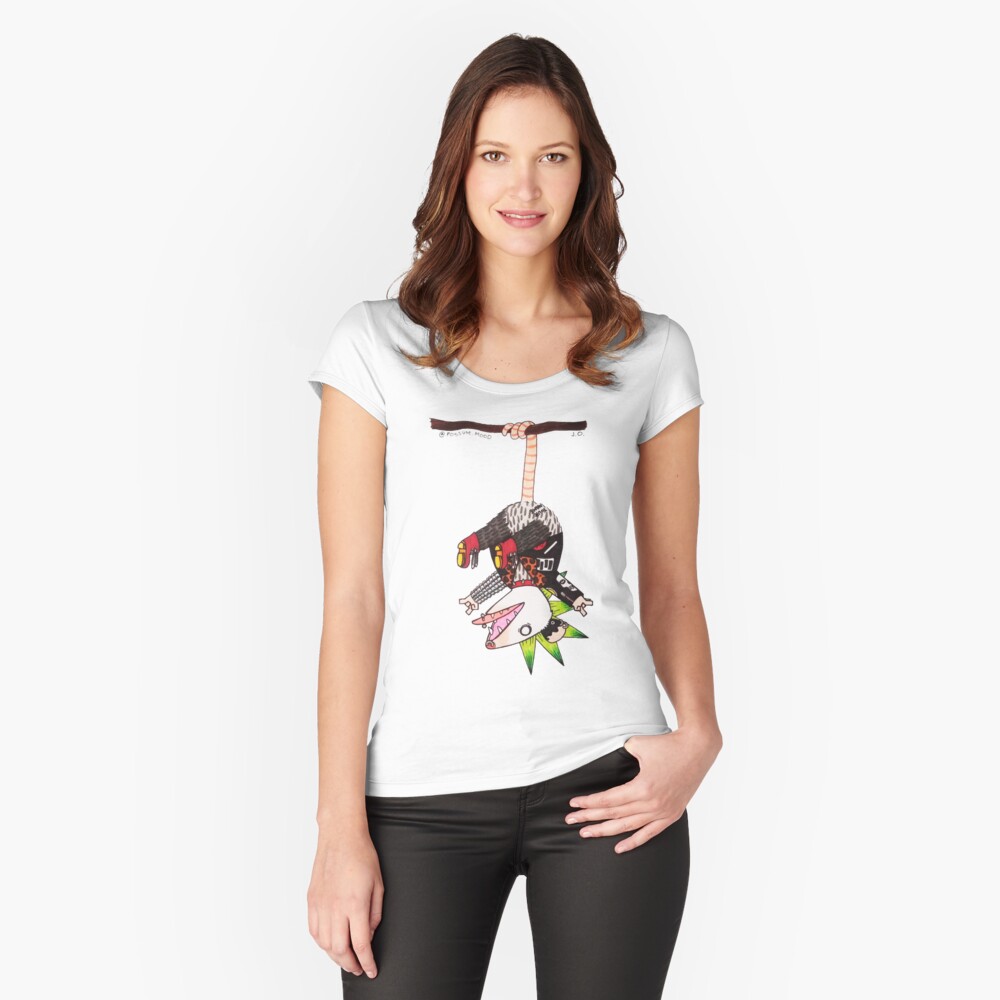 Item preview, Fitted Scoop T-Shirt designed and sold by possum-mood.