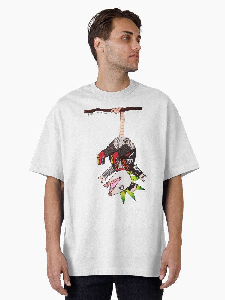 Thumbnail 1 of 7, Oversized T-Shirt, Punk Possum designed and sold by possum-mood.
