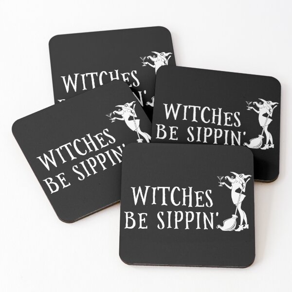 Item preview, Witches Be Sippin' Funny Halloween  designed and sold by ColorFlowArt.