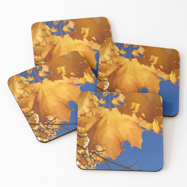 Item preview, Orange, Autumn leaves, and blue sky designed and sold by Stephanie  Skeem.