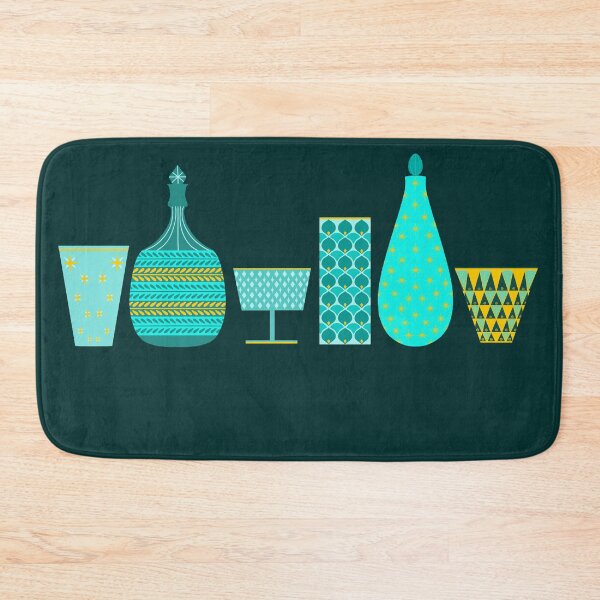 Item preview, Mid-Century Bar in Blue designed and sold by Christine Crawford.