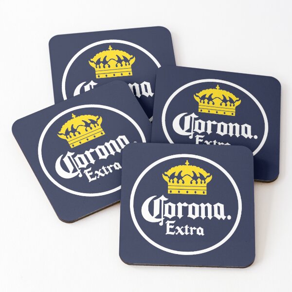 Corona Bottle Cap Coasters (Set of 4)