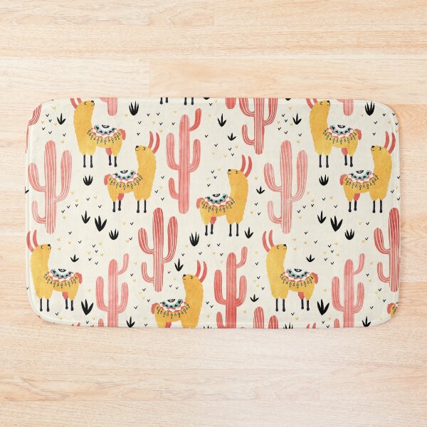 Item preview, Yellow Llamas Red Cacti designed and sold by Lidiebug.