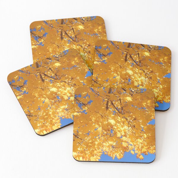 Item preview, Brilliant orange, yellow, autumn leaves,  designed and sold by Stephanie  Skeem.