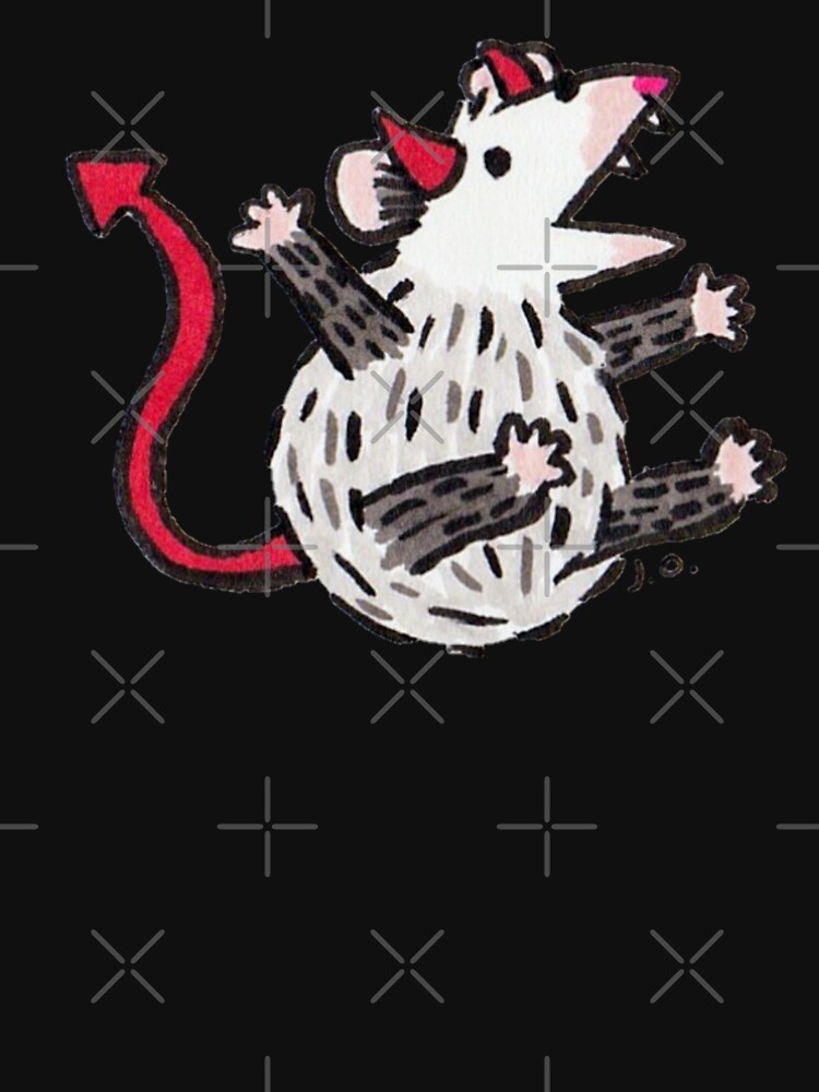 Thumbnail 7 of 7, Classic T-Shirt, Devil Possum designed and sold by possum-mood.