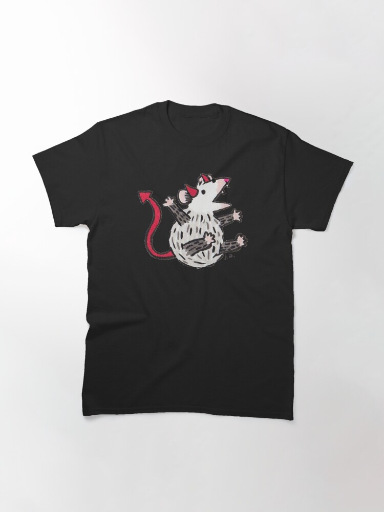 Thumbnail 3 of 7, Classic T-Shirt, Devil Possum designed and sold by possum-mood.