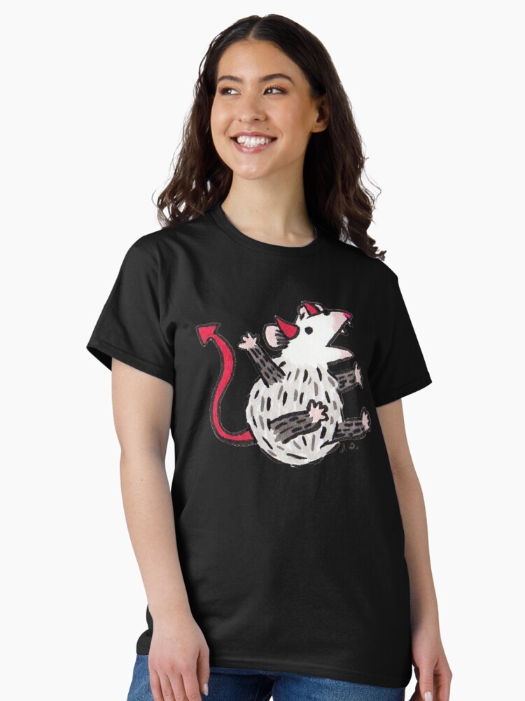 Thumbnail 2 of 7, Classic T-Shirt, Devil Possum designed and sold by possum-mood.