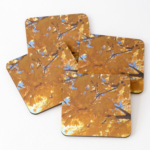Item preview, Autumn sunrise, orange leaves, golden harvest, magic autumn designed and sold by Stephanie  Skeem.