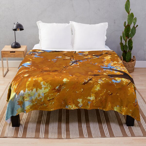 Item preview, Autumn sunrise, orange leaves, golden harvest, magic autumn designed and sold by Stephanie Skeem.