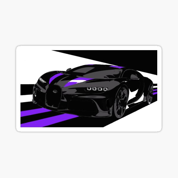 Bugatti Chiron Super Sport 300+ Glossy Sticker