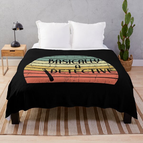 Item preview, Basically A Detective Funny True Crime Vintage Retro Sunset  designed and sold by DSweethearts.