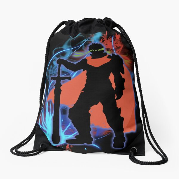 Super Smash Bros. Ike Silhouette Drawstring Bag
