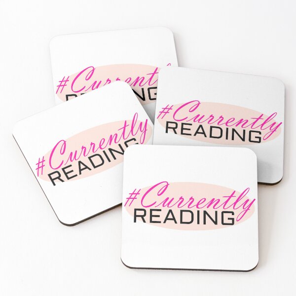 Item preview, #CurrentlyReading (Pink) designed and sold by Cosmic Cutenesss.