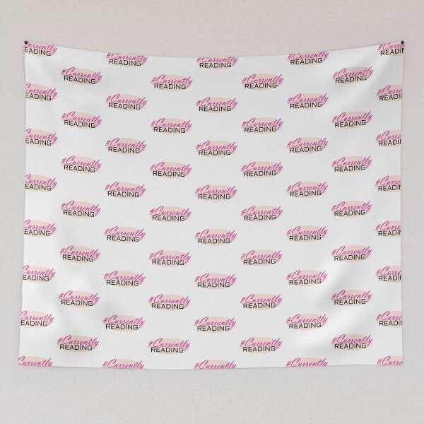 Item preview, #CurrentlyReading (Pink) designed and sold by Cosmic Cutenesss.