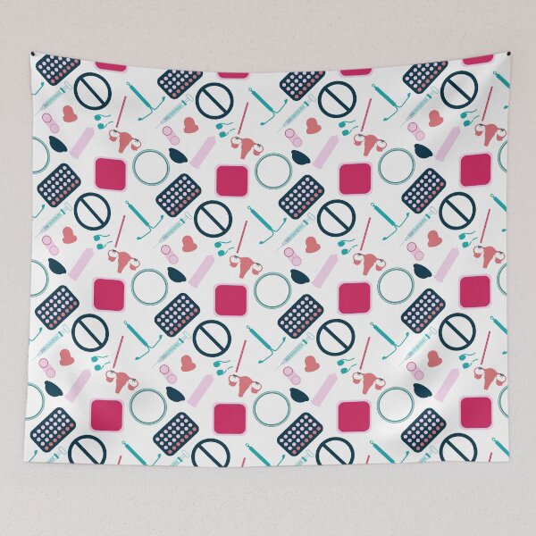 Item preview, Contraception Pattern (Version 2) designed and sold by midwifesmarket.