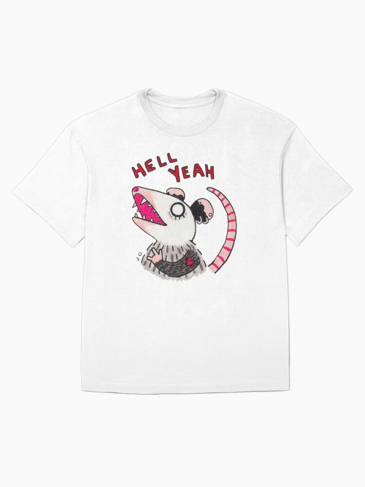 Thumbnail 3 of 7, Oversized T-Shirt, Hell Yeah designed and sold by possum-mood.