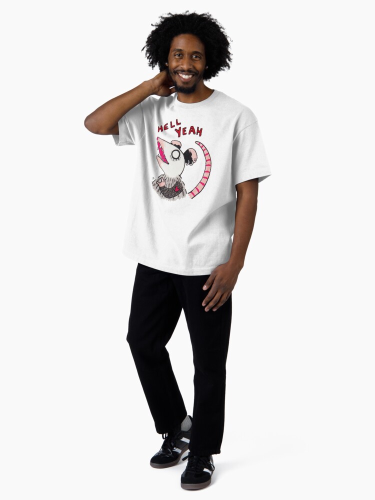 Thumbnail 4 of 7, Oversized T-Shirt, Hell Yeah designed and sold by possum-mood.