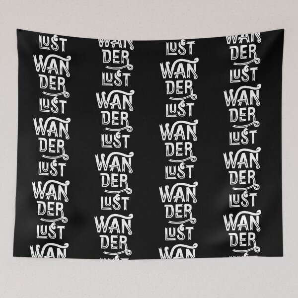 Item preview, Motivational Inspirational and Positive quote - wonderlust typography text art by Word Fandom - wordfandom designed and sold by Kerry Pritchard.