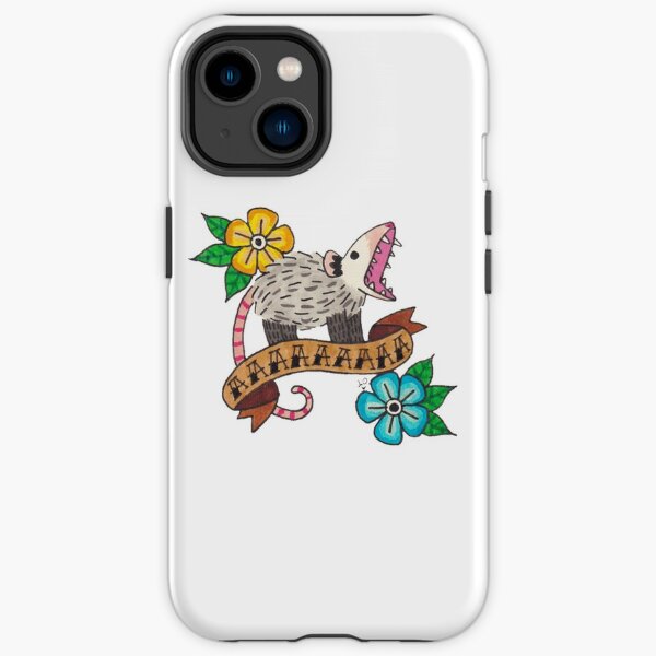 Tätowierungs-Opossum iPhone Robuste Hülle