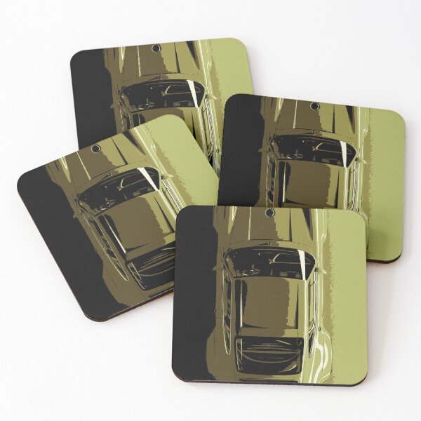 Porsche 911 by Singer and Williams Coasters (Set of 4)