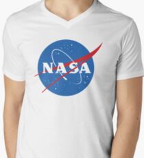 NASA Men's V-Neck T-Shirt