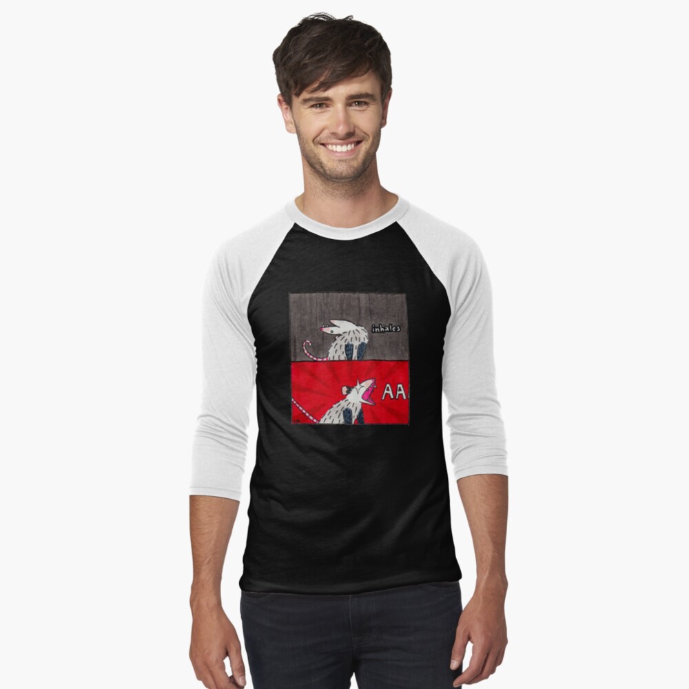Item preview, Baseball ¾ Sleeve T-Shirt designed and sold by possum-mood.