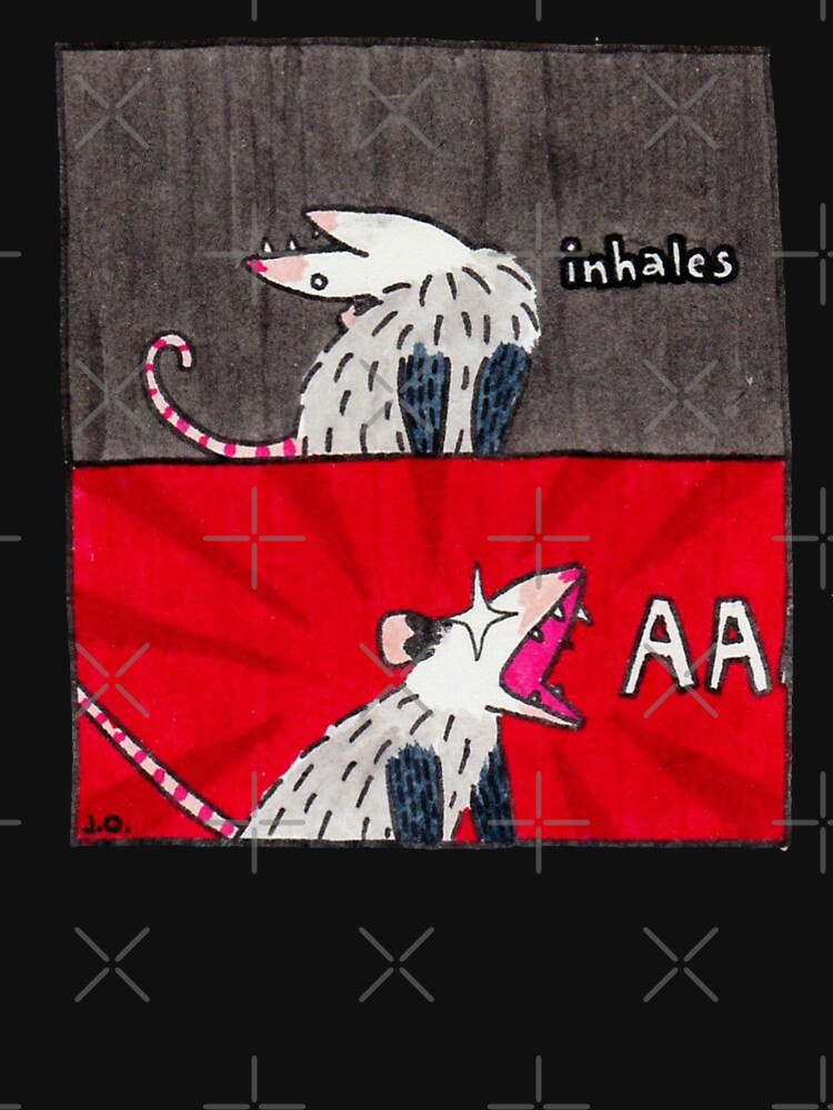 Thumbnail 7 of 7, Classic T-Shirt, Large Scream Time designed and sold by possum-mood.
