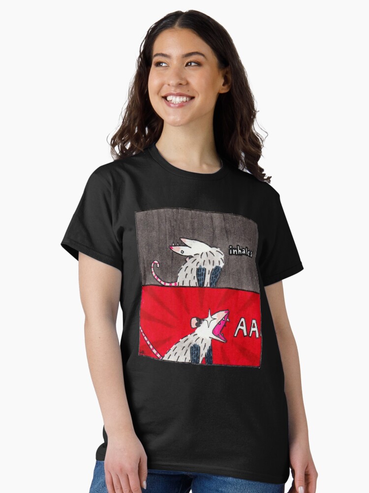 Thumbnail 2 of 7, Classic T-Shirt, Large Scream Time designed and sold by possum-mood.