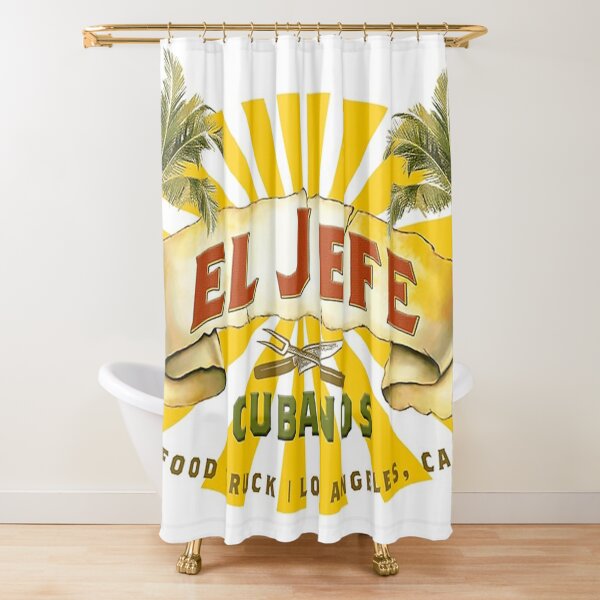 El Jefe Cubanos Food Truck Shower Curtain