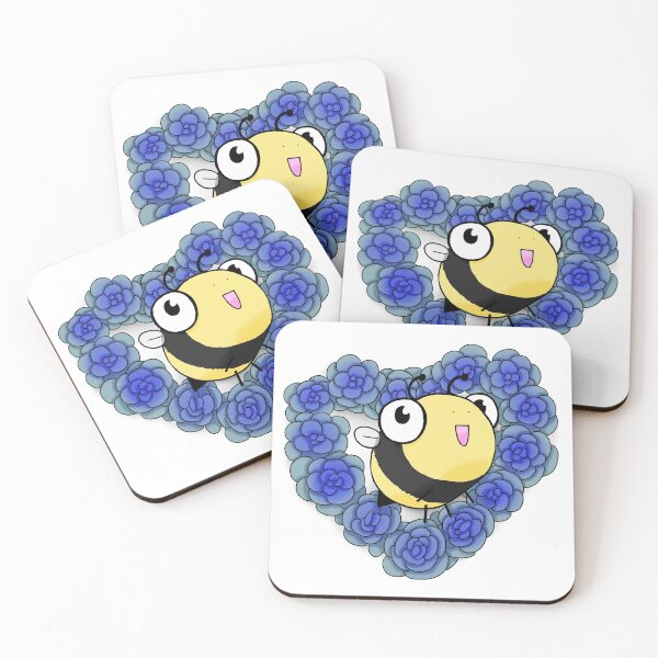 Item preview, Save the Bees!! Blue designed and sold by Dinkyinky.