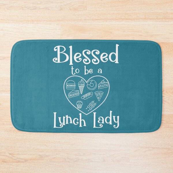 Item preview, Blessed to Be a Lunch Lady Cafeteria Hero Funny Server print designed and sold by doodabobs.