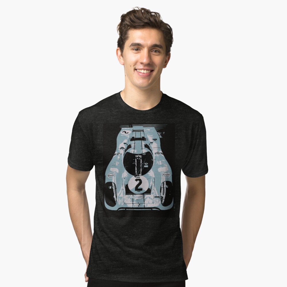 Porsche 917K - RACE CAR - LE MANS - MOTORSPORT Tri-blend T-Shirt